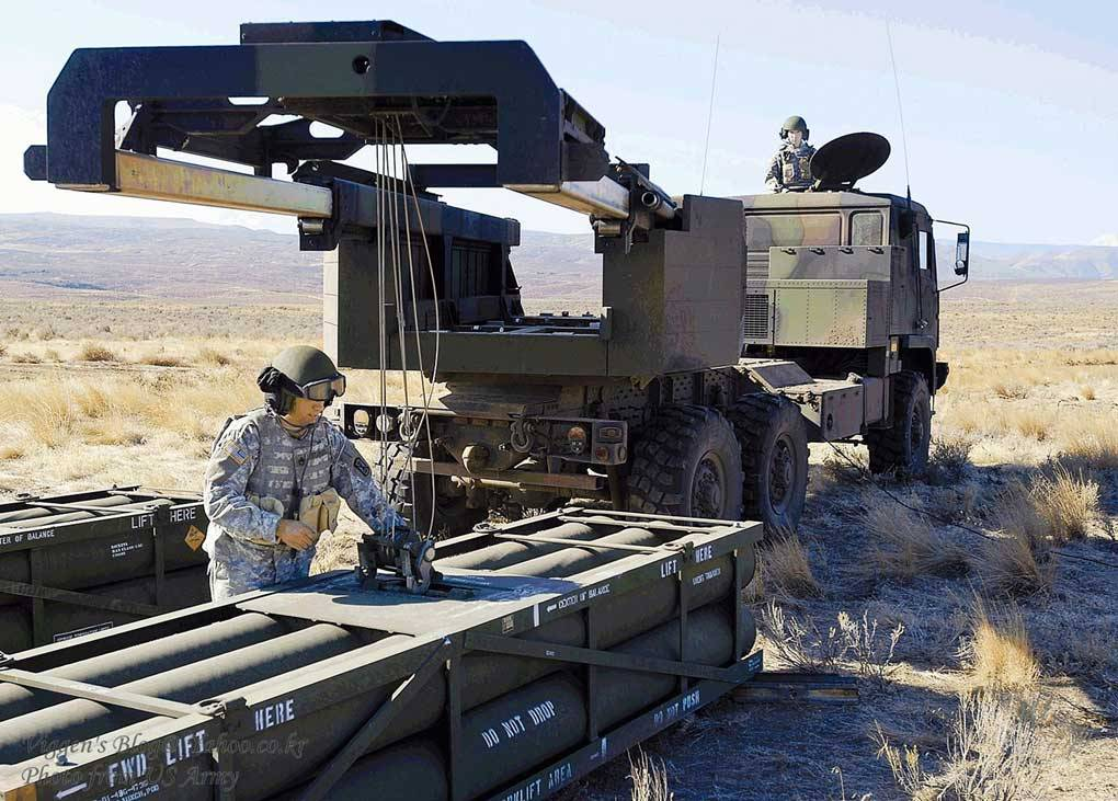 Загрузка боекомплекта в M142