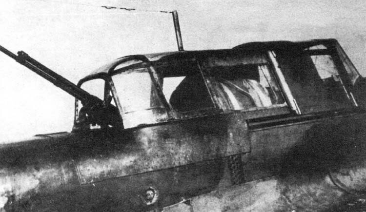 Серийный двухместный Ил-2. Для обороны задней полусферы установлен 12,7-мм пулемет УБТ